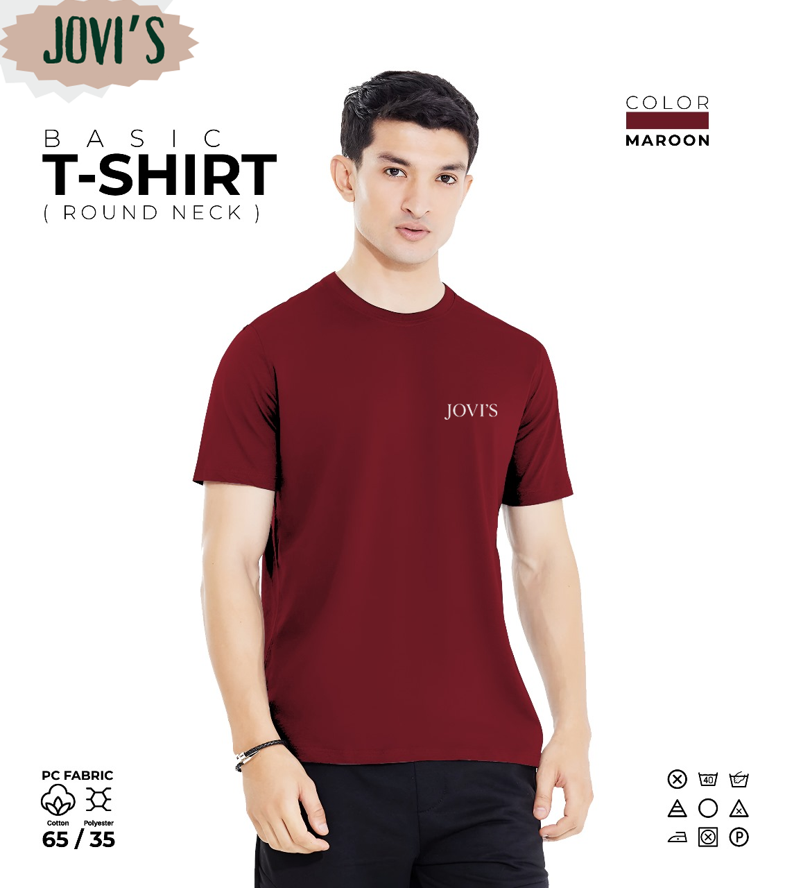 Jovi's Basic T-Shirt Round Neck