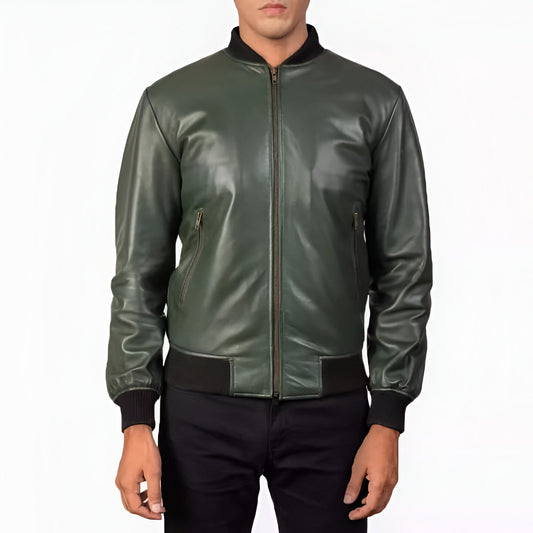 DZ01 College Leather Jackets