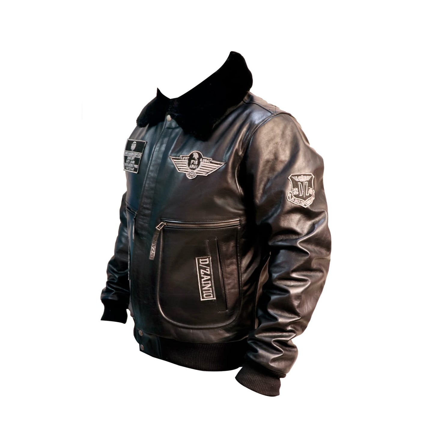 DZ05 Jetstream 2.0 Leather Bomber Jacket