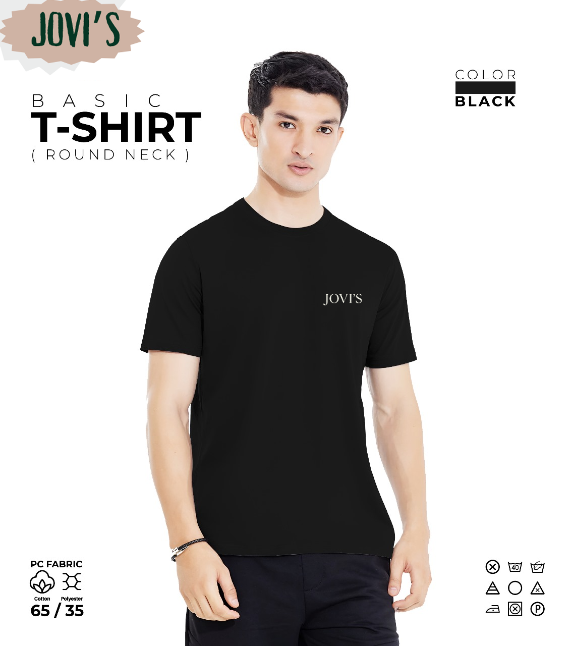 Jovi's Basic T-Shirt Round Neck