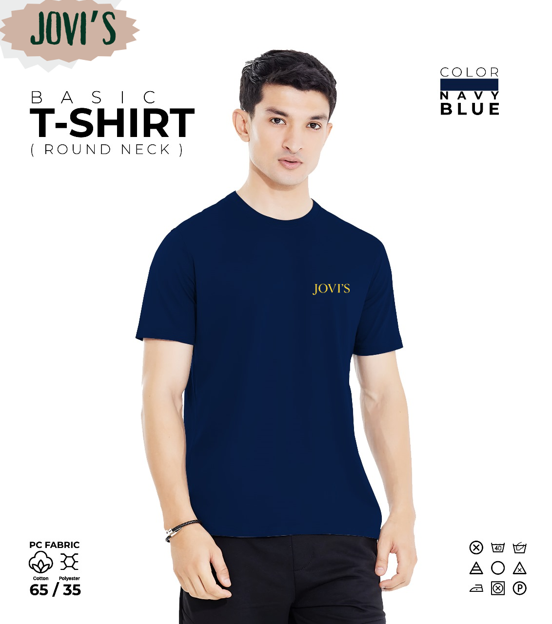 Jovi's Basic T-Shirt Round Neck