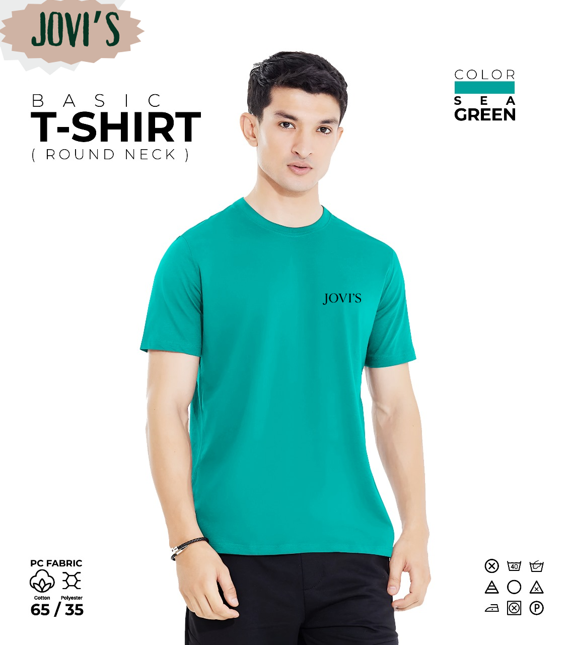 Jovi's Basic T-Shirt Round Neck