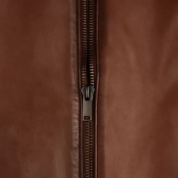 DZ06 Brown Leather Jacket