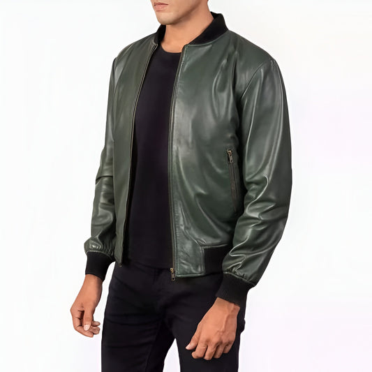 DZ01 College Leather Jackets