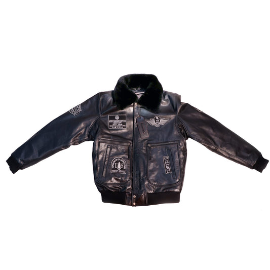 DZ05 Jetstream 2.0 Leather Bomber Jacket