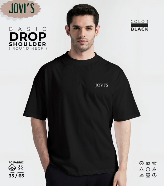 Basic Drop Shoulder Round Neck