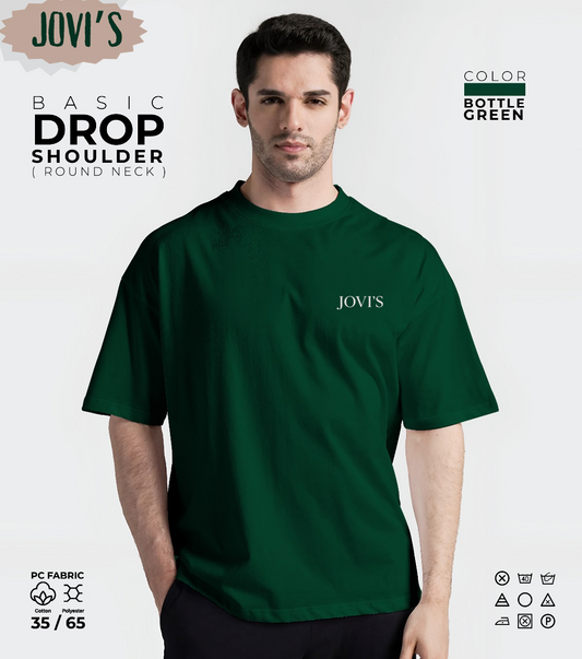 Basic Drop Shoulder Round Neck