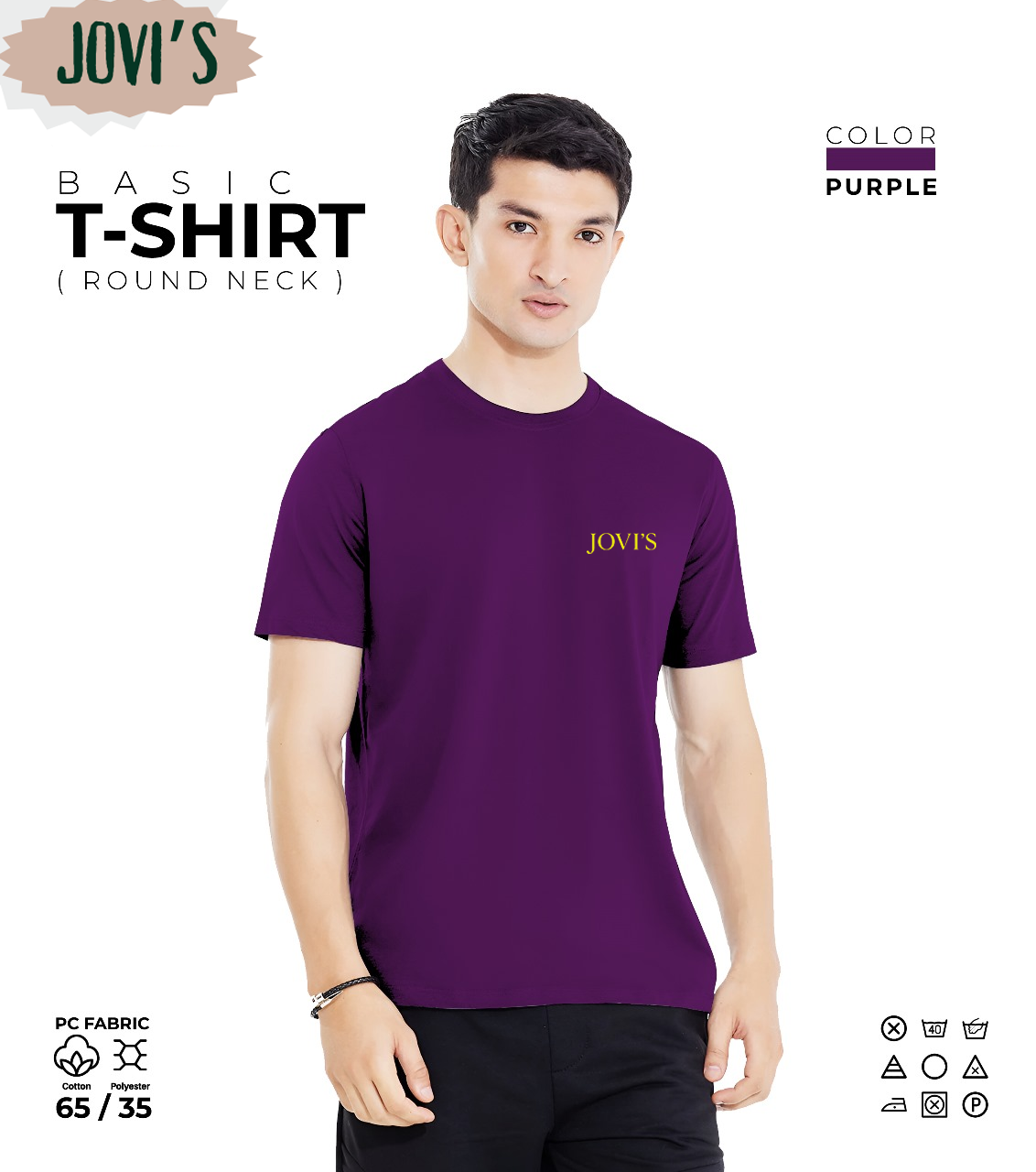 Jovi's Basic T-Shirt Round Neck